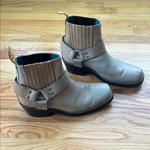 Tan Leather Ankle Boots